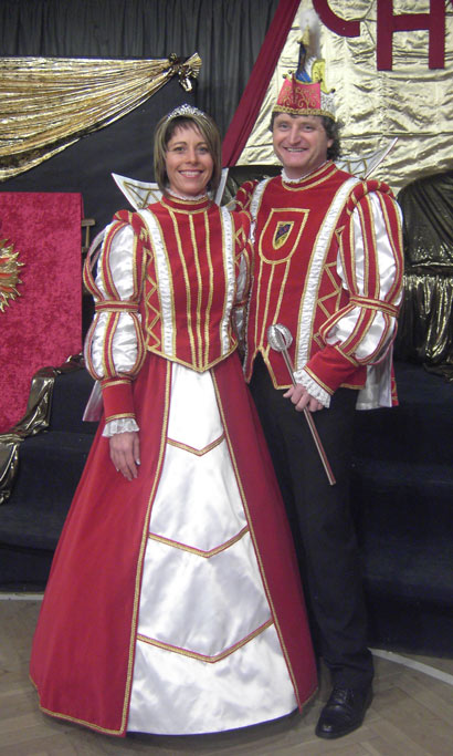 Prinzenpaar Kerstin I. und Christian Schreck II.
